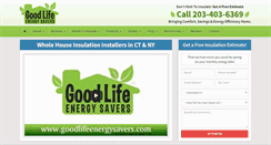 Desktop Screenshot of goodlifeenergysavers.com